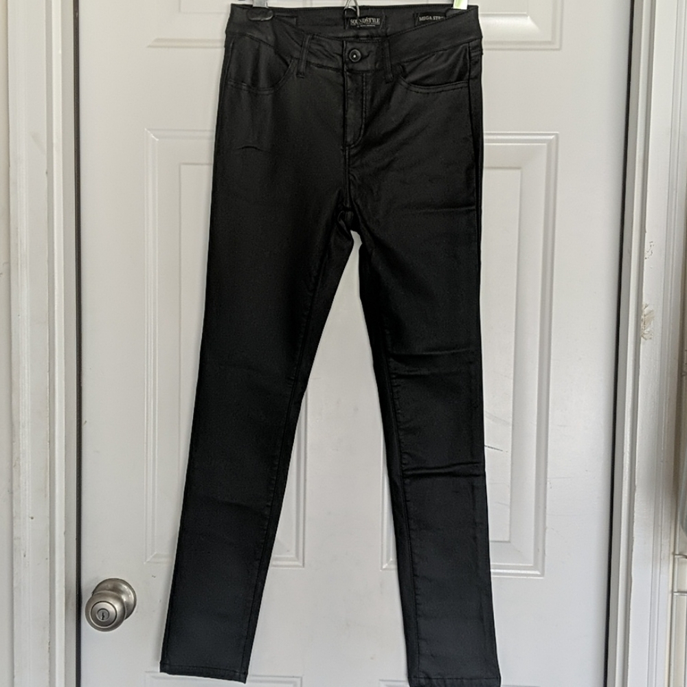 Faux Leather Pants